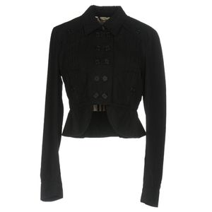 I'M Isola Marras Black Cropped Jacket, Size 8.